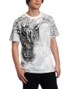 Southpole Men's Vintage Washed Foil Printed Logo Fashion Tee