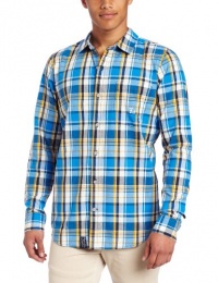 LRG Men's Down From Earth Long Sleeve Woven