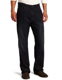 Lucky Brand Mens 181 Relaxed Straight Leg Jean in Ol Night Shift