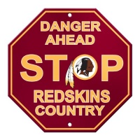 NFL Washington Redskins Stop Sign