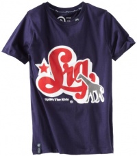 LRG - Kids Boys 8-20 Kiddy Cugat Tee, Navy, Small