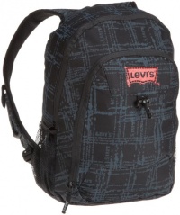 Levi's Boys 8-20 Railer Backpack,Black Scratch Print,One Size