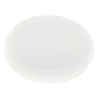 Lenox Pleated Swirl Glazed Oval Platter