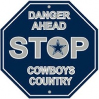 NFL Dallas Cowboys Stop Sign