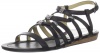 Luxury Rebel Women's Laurel Ankle-Strap Sandal,Black,36 EU/6 M US