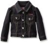 Baby Phat - Kids Baby-Girls Infant Denim Jacket, Black, 12