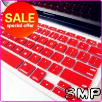 IVEA Macbook keyboard Silicone skin cover for New Macbook - RED