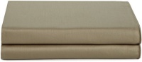 Calvin Klein Home Pearl Edge Solid Sateen Pillowcase, King, Bronze