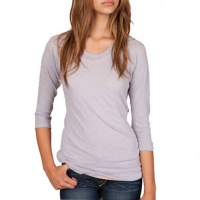 Alternative Gauze Baseball Tee, Fog, One-Size