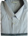 Van Heusen Button Down Long Sleeve Dress Shirt Plaid