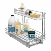 Lynk Professional 451121 11-by-21-by-14-Inch Roll-Out Chrome Under-Sink Drawer