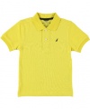 Nautica Solid Pique Polo (Sizes 4 - 7X) - dayglow, 5 - 6