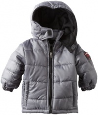 Ixtreme Boys 2-7 Ripstop Puffer Jacket, Grey, 3T