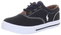 Polo Ralph Lauren Kids Vaughn Lace-Up Sneaker (Toddler/Little Kid/Big Kid),Black,2.5 M US Little Kid