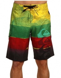 Quiksilver Men's Kelly Slater Signature Series Cypher Alpha 21 Rasta Boardshorts Black Y101255Q-REV