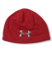 You can still wear a comfy cotton beanie-no matter what the weather: Under Armour's Storm Beanie is made with Charged Cotton® to repel water with a brushed ColdGear® lining for warmth.