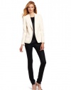 French Connection Women's T-Stella Crepe Jacket, Cream, 4