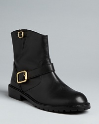 It's MARC BY MARC JACOBS meets moto mania. These luxe biker boots are runway ready.