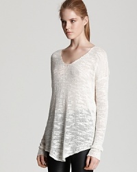 Helmut Lang Top - Silk V Neck