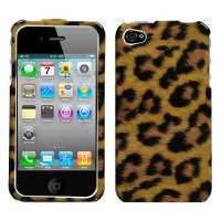 MYBAT IPHONE4HPCIM206NP Slim and Stylish Protective Case for iPhone 4 - 1 Pack - Retail Packaging - Leopard Skin