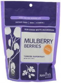 Navitas Naturals Mulberries, 8-Ounce Pouches