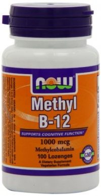 NOW Foods Methyl B-12 1000mcg, 100 Lozenges