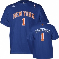 Amar'e Stoudemire adidas Blue Name and Number New York Knicks T-Shirt