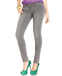 Grey is the new black! Mix up your skinnies with this fab pair from Celebrity Pink Jeans.