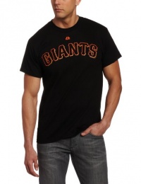 MLB San Francisco Giants Brian Wilson Official Name & Number T-shirt by Majestic