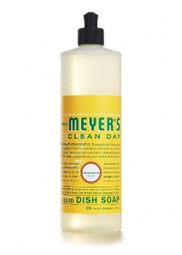 Mrs. Meyer's Clean Day Liquid Dish Soap, Honeysuckle, 16 Ounce (Pack of 2)