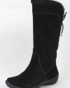 Naturalizer Women's Violanne Regular Shaft Cold Weather Boot,Black Suede/Faux Fur,4 M US