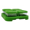 Green Sprouts 4 Pack Glass Baby Food Storage Cubes, Green