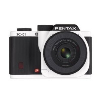 Pentax K-01 16MP APS-C CMOS Compact System Camera Kit with DA 40mm Lens (White)