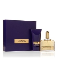 Tom Ford presents a stunning scent for a new era of feminine glamour. Tom Ford Violet Blonde is an opulent and dressed-up fragrance that reveals a stunning new facet of Violet. The collection set features a 1.7 oz./50 mL Eau de Parfum Spray and 2.5 oz./75 mL Body Moisturizer. A must-have gift for the holiday season.