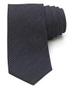 A handsome narrower width tie from Theory establishes your fashion credibility with understated refinement.