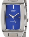 Casio Men's MTP1165A-2C Silver-Tone Analog Bracelet Watch