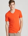 A soft cotton slub tee brightens up your day whether you pair it with chinos, shorts or jeans. From Vince.