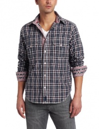 Canterbury of New Zealand Men's Raf Plaid Button-Up Shirt