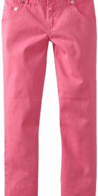 Amy Byer Girls 7-16 Neon Slim Leg Jean, Pink, 16