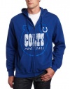 NFL Men's Indianapolis Colts Touchback IV Long Sleeve Fullzip Hooded Fleece