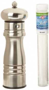 William Bounds HM Pro Salt Mill, Brushed Metal