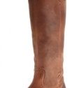 FRYE Women's Celia X Stitch Knee-High Boot,Brown,7 M US