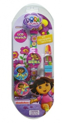 Nick Jr Dora The Explorer Watch - Dora Watch w/ Interchngeable Tops and Band s - Girls Watch