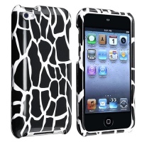 eForCity Snap-on Case for Apple iPod touch 4G - Black Giraffe