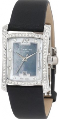 Stuhrling Original Women's 145E.IYH.121563 Classic Gatsby Girl Swiss Quartz Swarovski crystal Mother of Pearl Watch