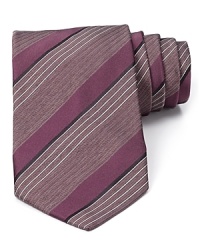 A classic tie in a handsome hue establishes your presence in the board room or at the wedding rehearsal dinner.