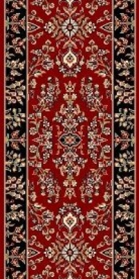 Area Rug 2x6 Runner Traditional Red - Black Color - Safavieh Lyndhurst Rug from RugPal