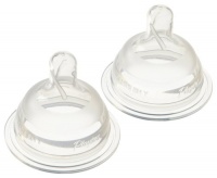 Playtex Drop-Ins NaturaLatch Silicone Nipple - Variable Flow Y-Cut - 2 Pack