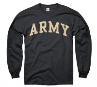 Army Black Knights Black Arch Long Sleeve T-Shirt