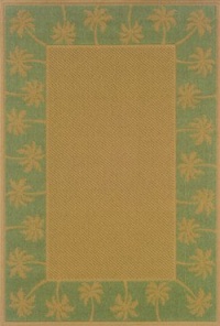 Oriental Weavers Sphinx Lanai Beige/Green Palm Trees Rug 2'5 x 4'5